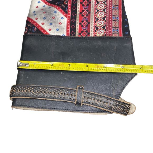 Freebird By Steven Women's Sulli Black Leather Fabric Riding Boots Size US 6 - Picture 11 of 12